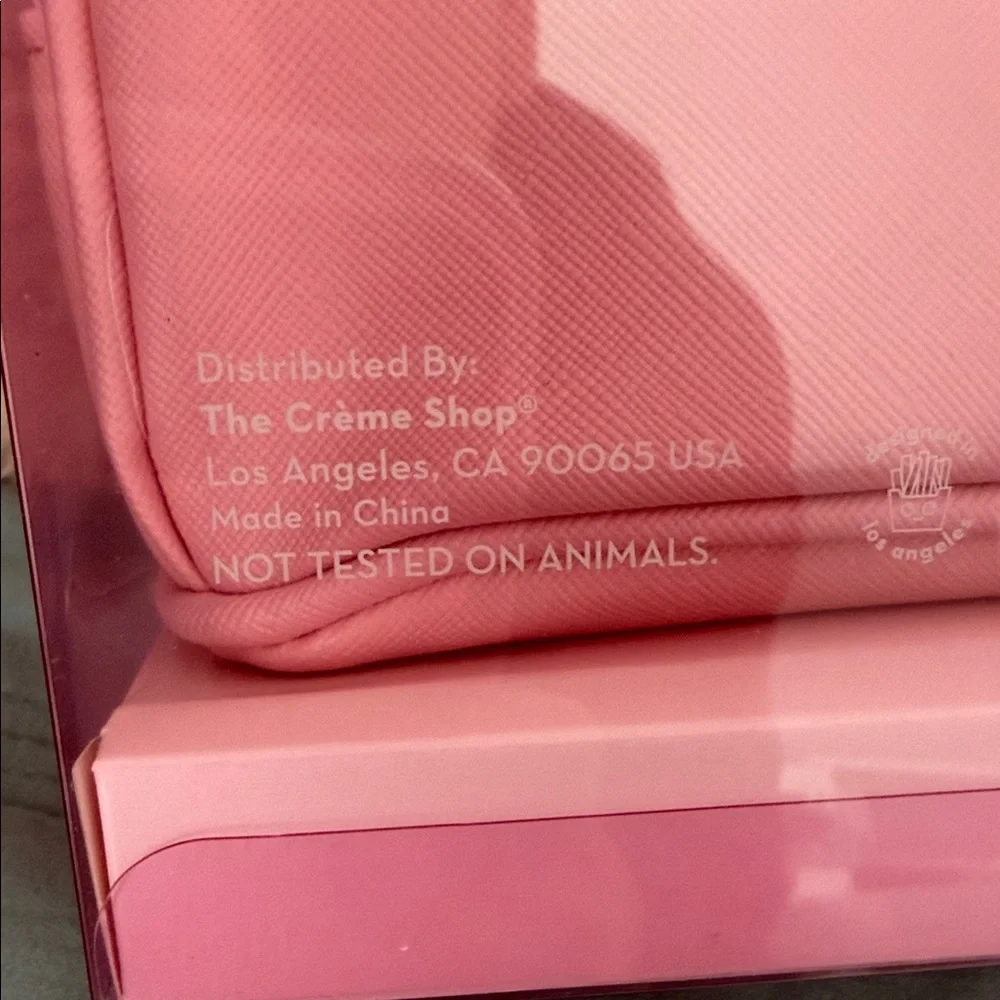 The Crème‎ Shop Pink Makeup Brush Travel Set